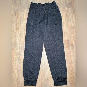 Dark Gray High Waist Jogger Pants